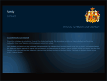 Tablet Screenshot of prinz-bentheim.com